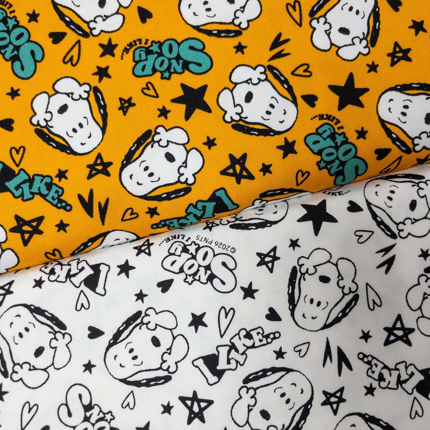 Japan | Snoopy Stars 星星史努比 | cotton printed oxford 純棉