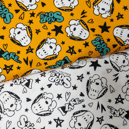 Japan | Snoopy Stars 星星史努比 | cotton printed oxford 純棉