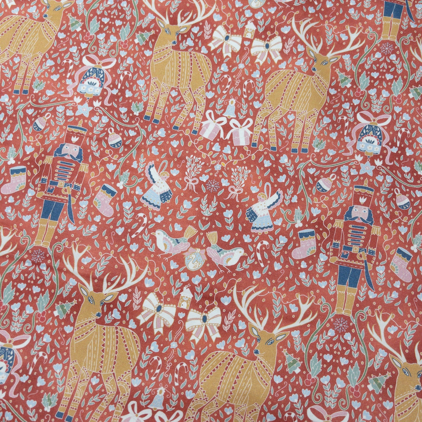 USA | Joy to the world 冬日胡桃夾子 | OEKO-TEX® Standard 100 cotton printed sheeting 純棉