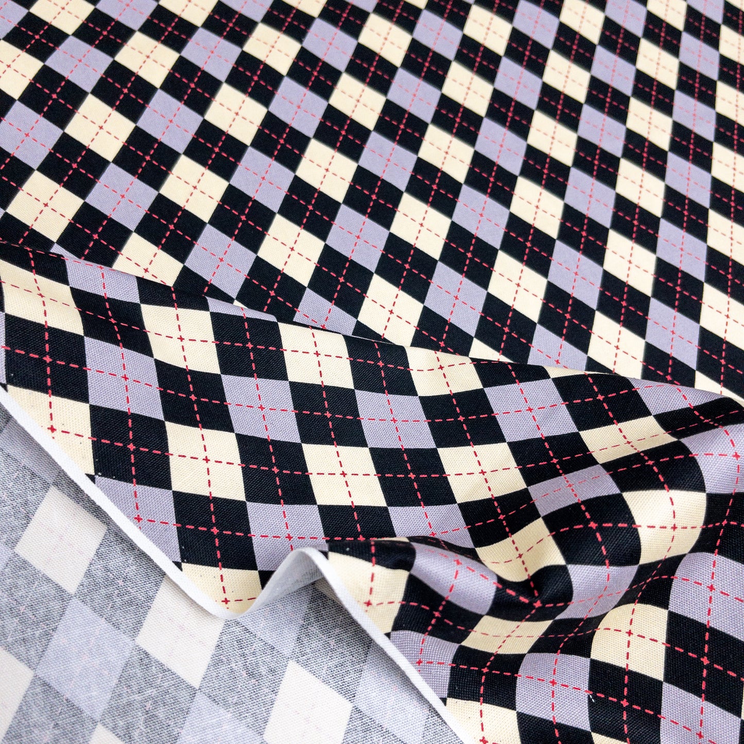 Japan | argyle pattern 菱形拼格 | cotton printed oxford 純棉