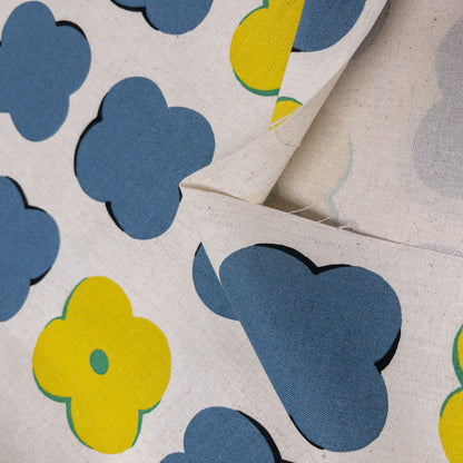 Kobayashi | cute flowers 可愛花形圖案 | cotton linen 棉麻