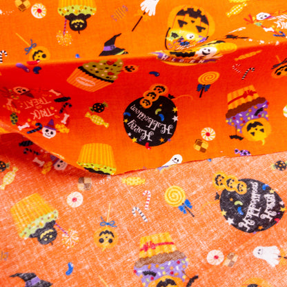Japan | halloween treats 萬聖節糖果 | cotton printed shirting 純棉