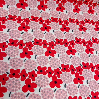 Kobayashi | Nordic flowers 北歐繡球花花朵 | cotton printed sheeting 純棉