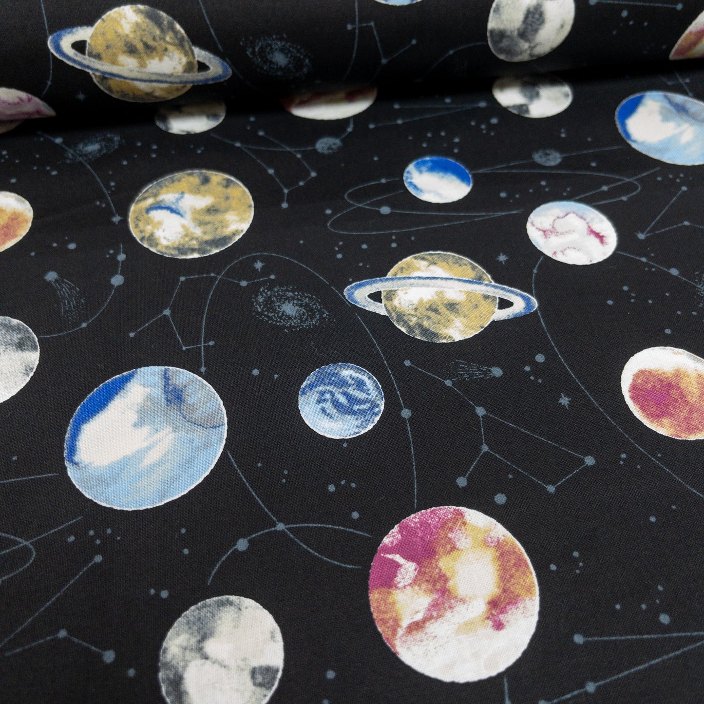 Japan | universe & planet 星球太空 | cotton printed sheeting 純棉