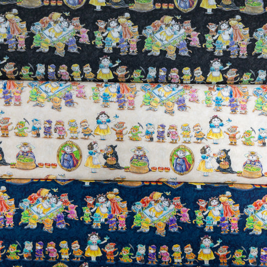Japan | 『Hoyoka』Snow White Cats 白雪貓貓 | cotton printed sheeting 純棉