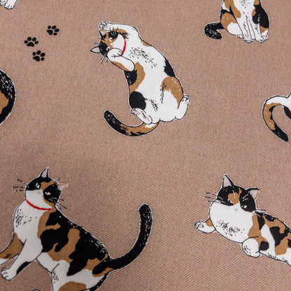 Japan | calico cat 三色貓 | cotton printed oxford 純棉