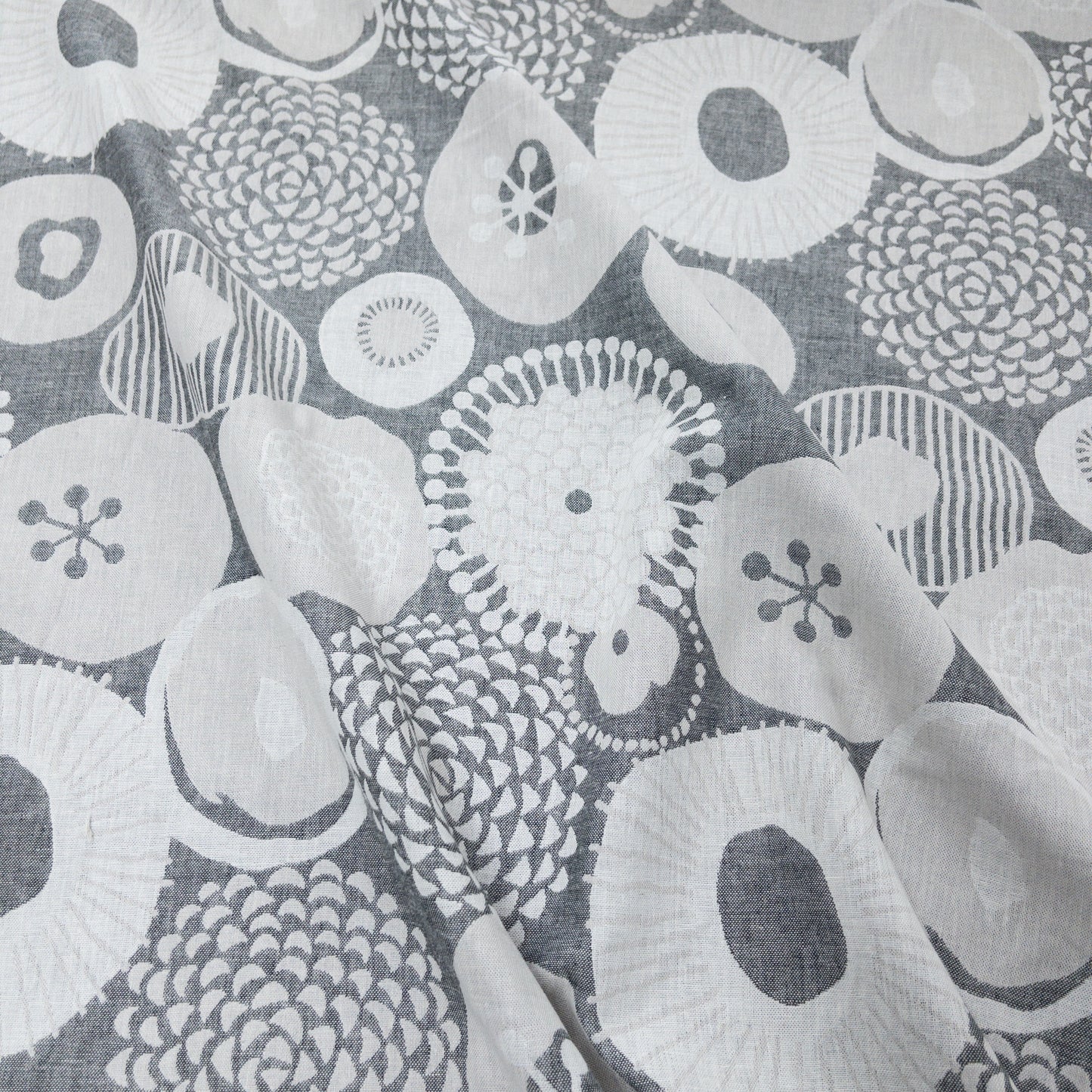 Kobayashi | インクブルーの花 | cotton double weave jacquard 純棉雙面提花