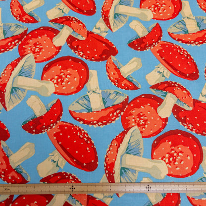 USA | Mushroom 蘑菇 | cotton printed sheeting 純棉