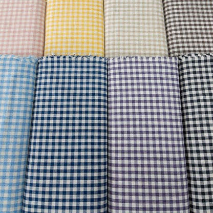 Japan | check 7mm 方格仔 | cotton yarn dyed poplin washer 先染純棉