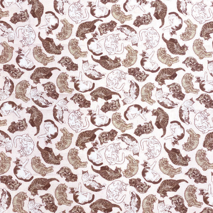 Japan | 365 cat. art cats everywhere 到處都是貓貓 | cotton printed sheeting 純棉