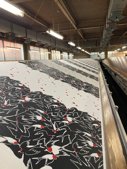 spica | 京都職人手工印花 Swallow 燕子  | organic cotton 有機棉