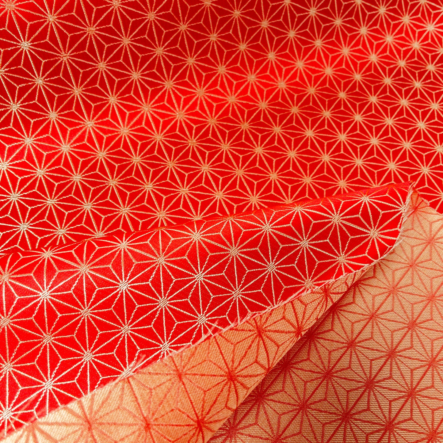 Japan | sparkling asanoha pattern 閃令令燙金線麻之葉 | brocade jacquard 錦緞