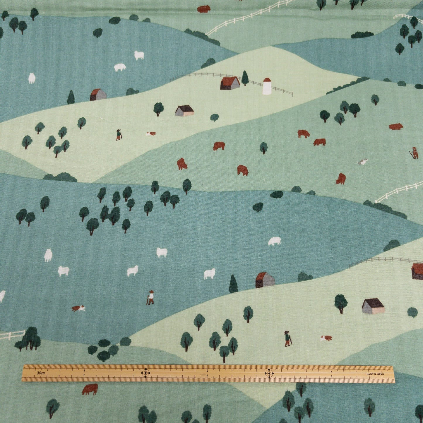 Muddy Works | farm 森林原野 | cotton double gauze 二重紗