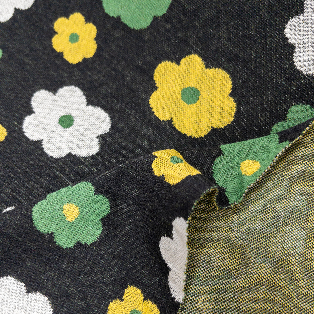 Japan | Tiny flowers 小花 | cotton knit jacquard 純棉針織提花