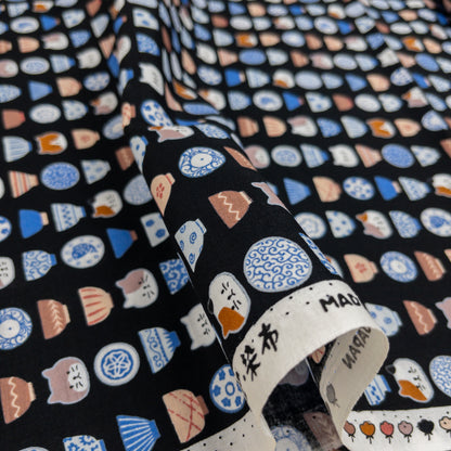 Japan | cat&cup 貓貓茶碗 | cotton printed sheeting 純棉