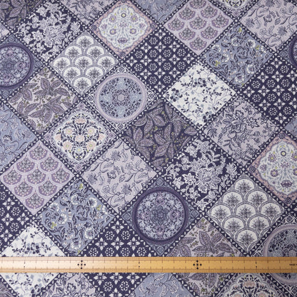 Japan | argyle pattern 菱形花磚 | cotton printed shirting 純棉