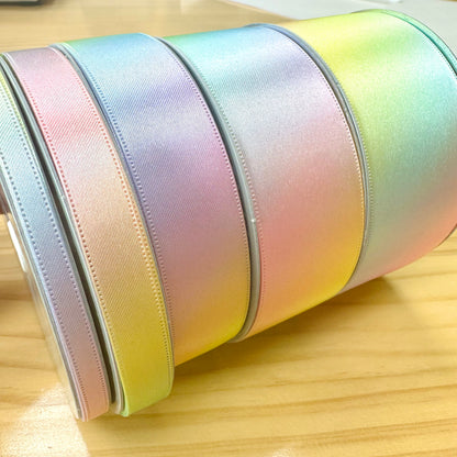 ribbon 絲帶 | gradient rainbow colors 漸變彩虹色