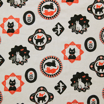 Sanae Sugimoto | Cat Days | cotton linen 棉麻