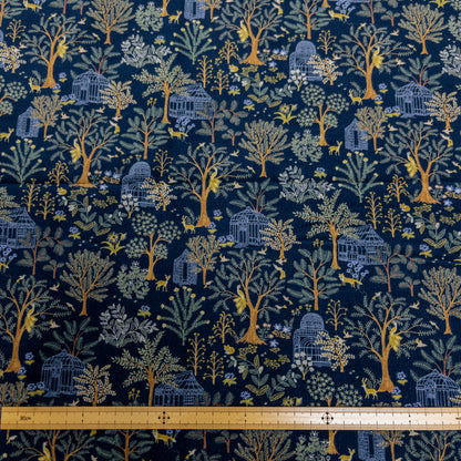Japan | forest garden森林花園 | cotton printed corduroy 薄燈芯絨