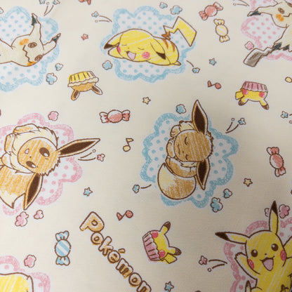Japan | Pokémon 木顏色風寵物小精靈 比卡超 | cotton printed oxford 純棉