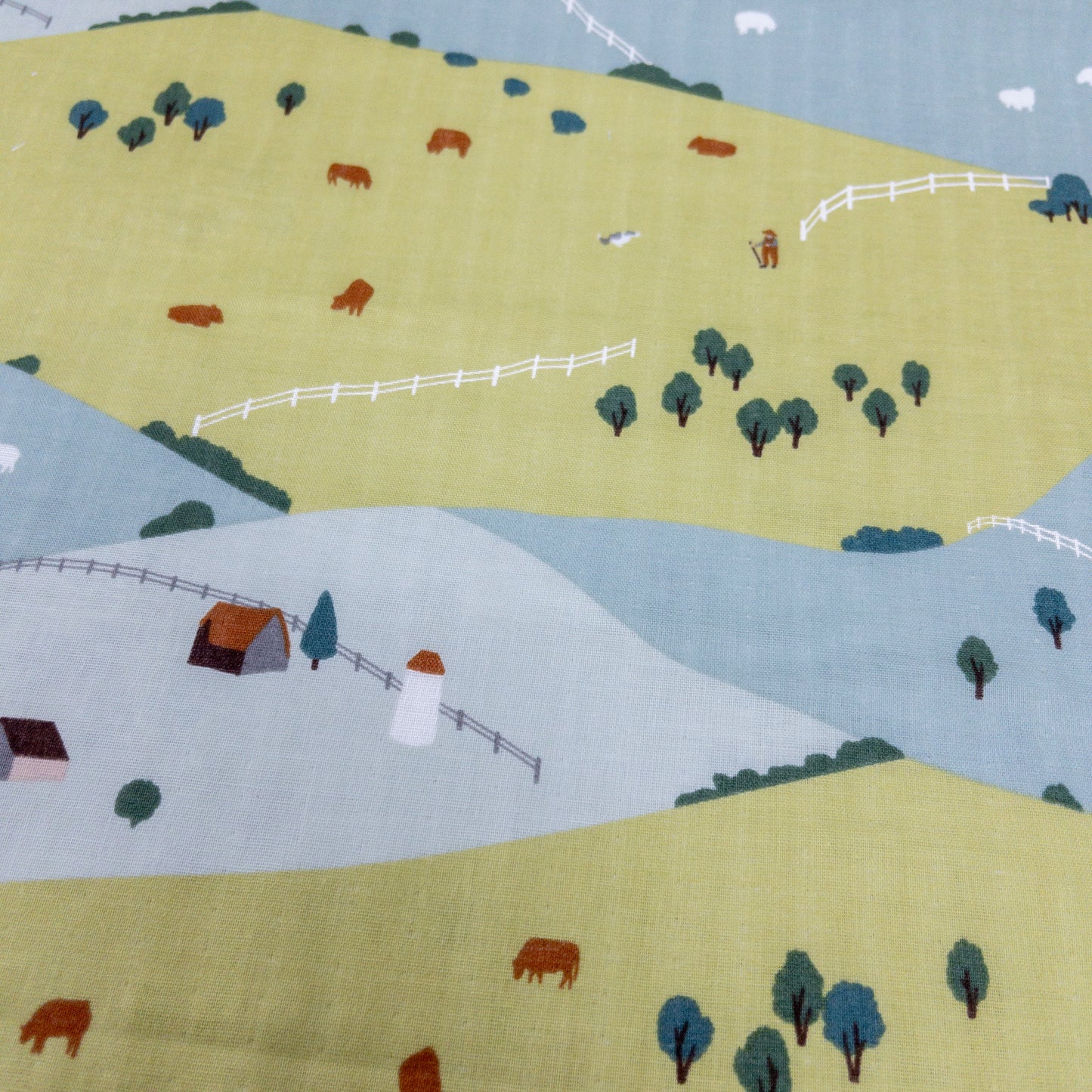 Muddy Works | farm 森林原野 | cotton double gauze 二重紗