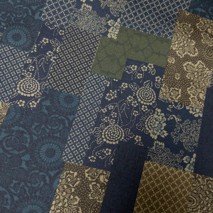 Kobayashi | japanese-style checkered quilting 和風拼格 | cotton printed sheeting 純棉