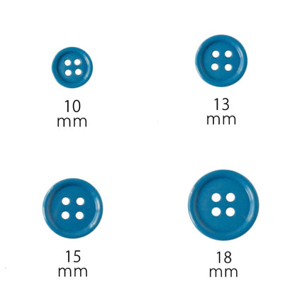 plastic buttons 18mm 6pcs 純色膠鈕扣 18mm 6粒裝 - 12 colors