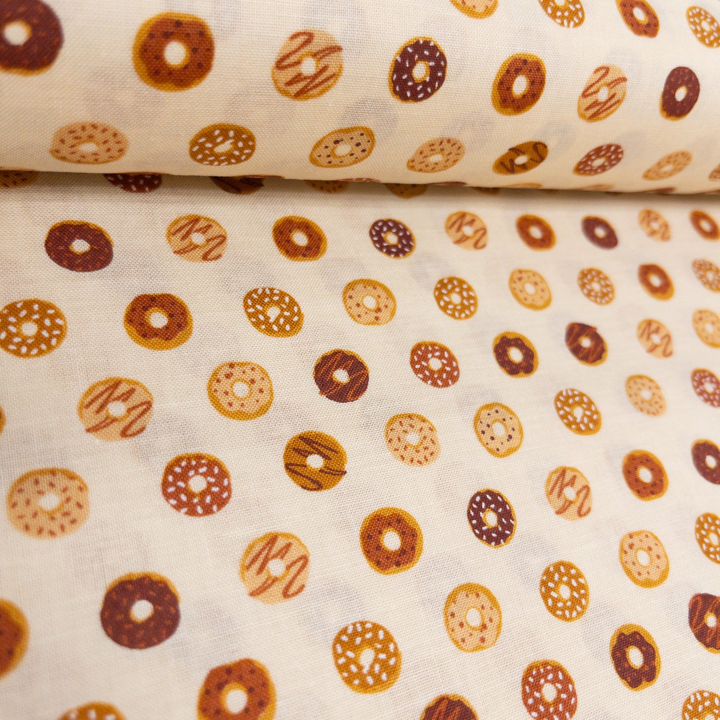 Japan | mini donuts 三款口味 迷你冬甩 | cotton printed shirting 純棉