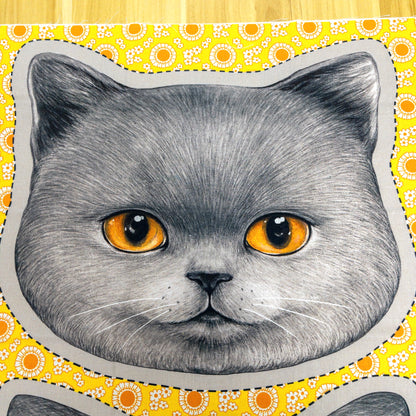 Unclecat 貓叔叔 | RUBLY cushion 大頭枕定位布 | cotton linen 棉麻