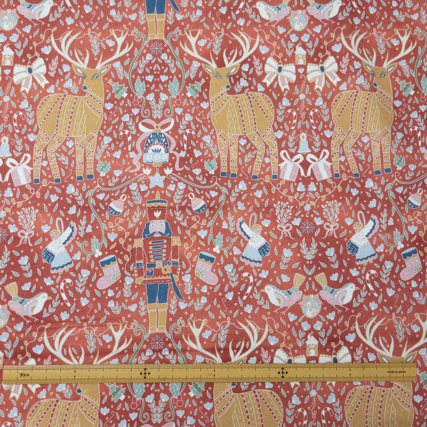 USA | Joy to the world 冬日胡桃夾子 | OEKO-TEX® Standard 100 cotton printed sheeting 純棉