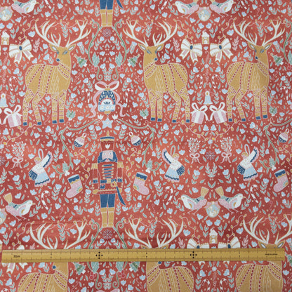 USA | Joy to the world 冬日胡桃夾子 | OEKO-TEX® Standard 100 cotton printed sheeting 純棉