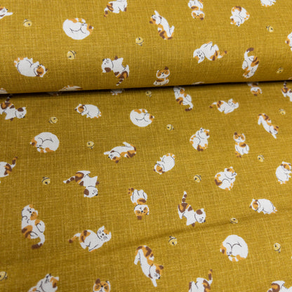 Japan | little cat 小小三色貓 | cotton printed sheeting