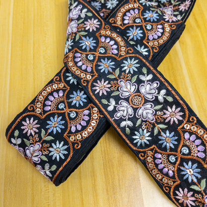 embroidery webbing 刺繡帶 | flower frame 花框 6.5cm