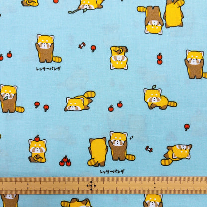Japan | Red panda 小熊貓 | cotton printed sheeting 純棉