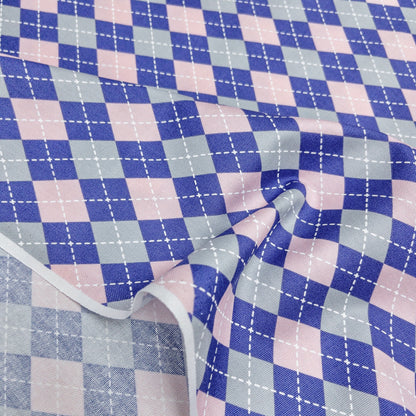Japan | argyle pattern 菱形拼格 | cotton printed oxford 純棉