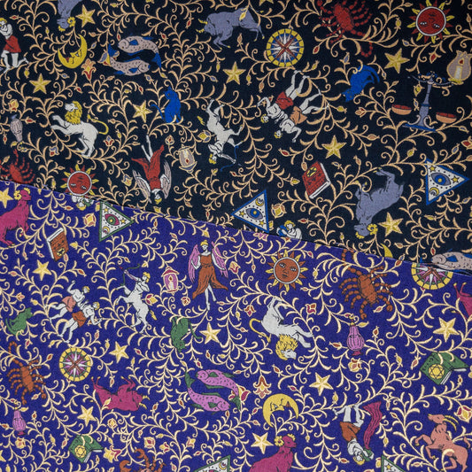 Japan | Tree of Zodiacs 星座之樹 | cotton printed sheeting 純棉