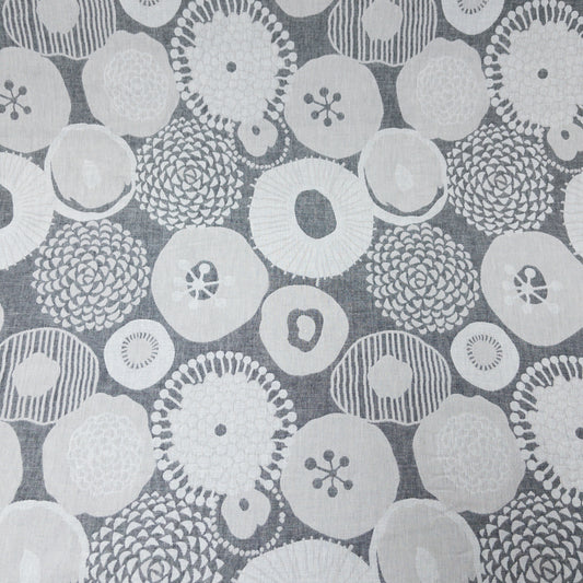 Kobayashi | インクブルーの花 | cotton double weave jacquard 純棉雙面提花