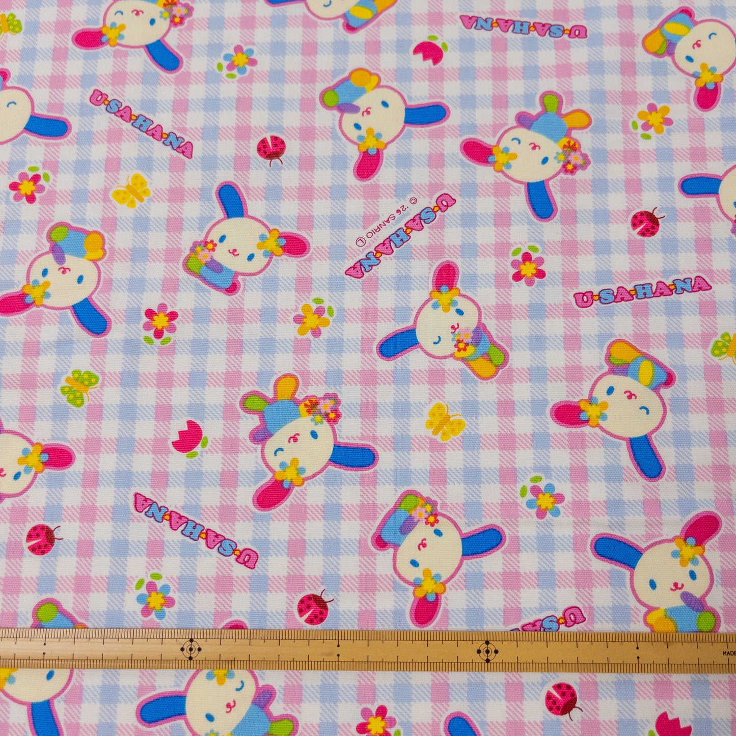 Japan | Usahana 格仔 | cotton printed oxford 純棉