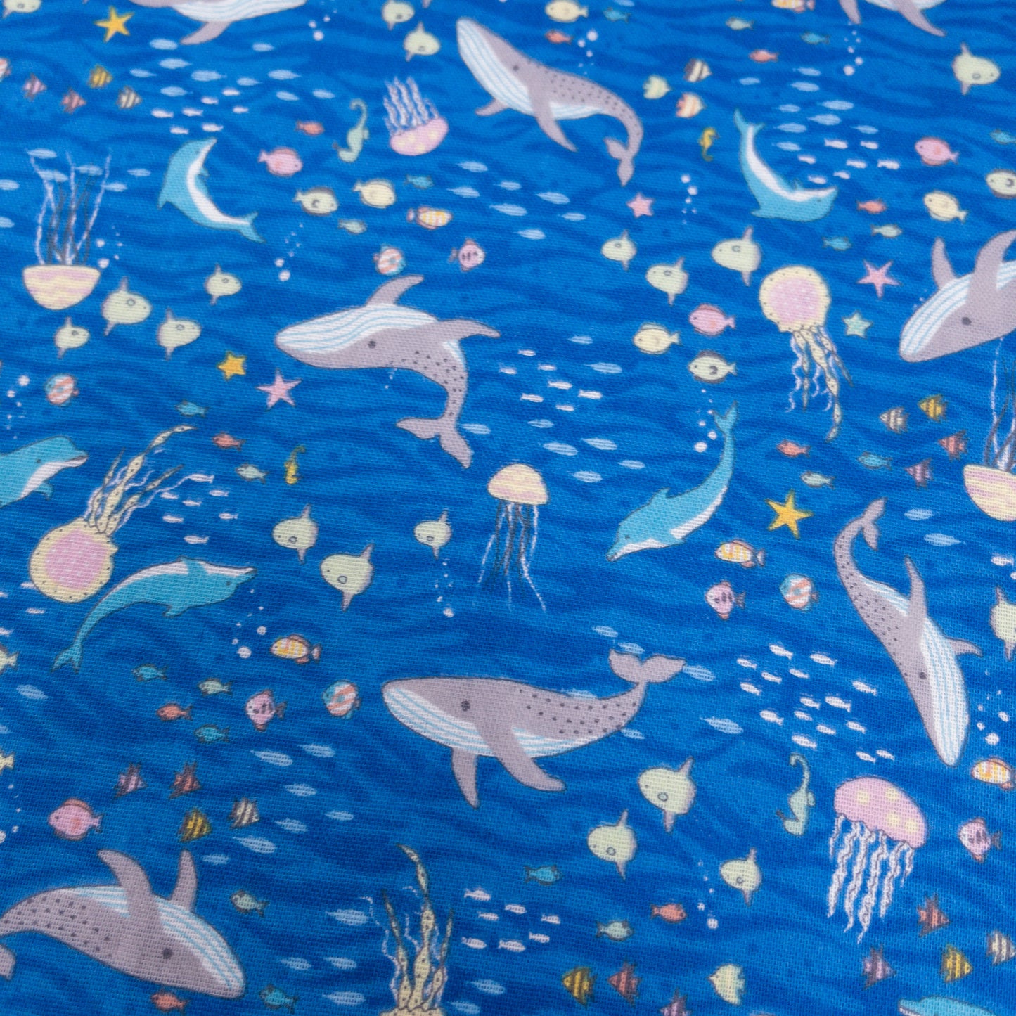 Japan | sharks & fish 鯊魚 | cotton double gauze 二重紗