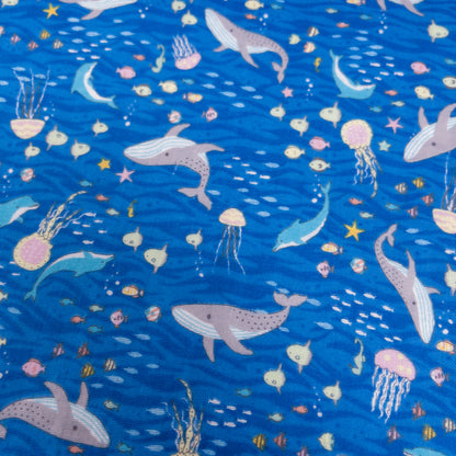 Japan | sharks & fish 鯊魚 | cotton double gauze 二重紗