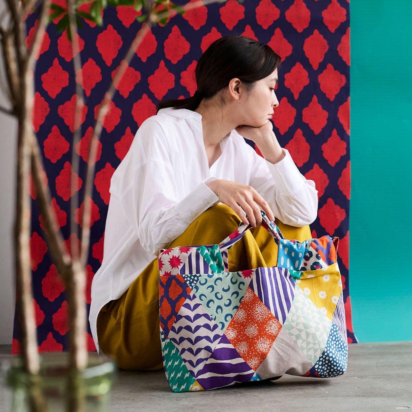 echino | Rhombus | cotton linen 棉麻