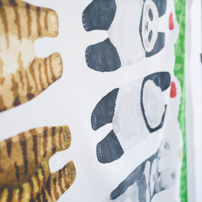 kokka home deco 趴趴動物 | cotton printed sheeting panel 純棉