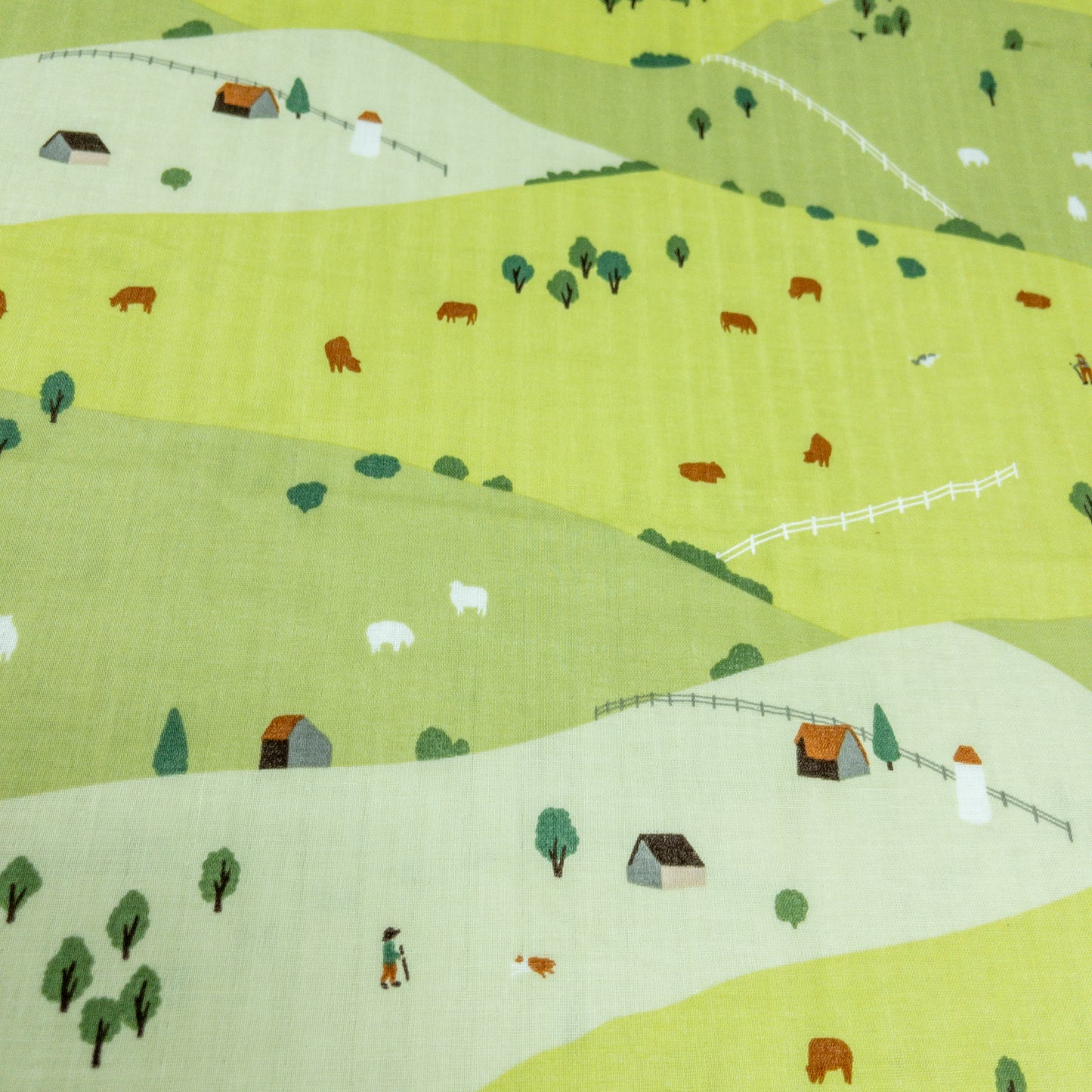 Muddy Works | farm 森林原野 | cotton double gauze 二重紗