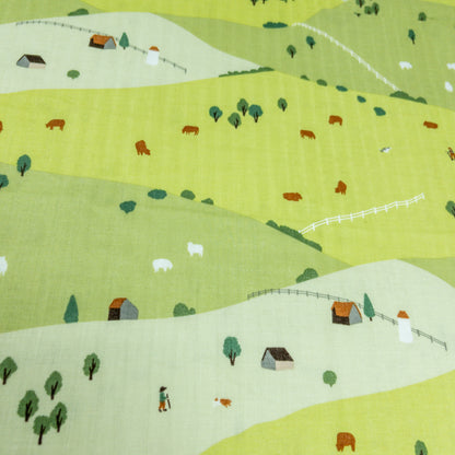 Muddy Works | farm 森林原野 | cotton double gauze 二重紗