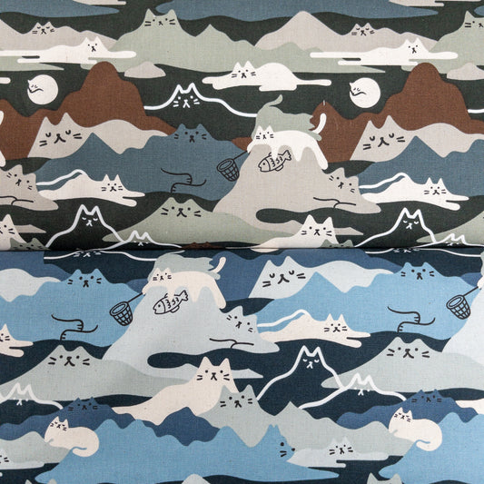 Taiwan | cat hill 貓貓山 | cotton printed oxford 純棉