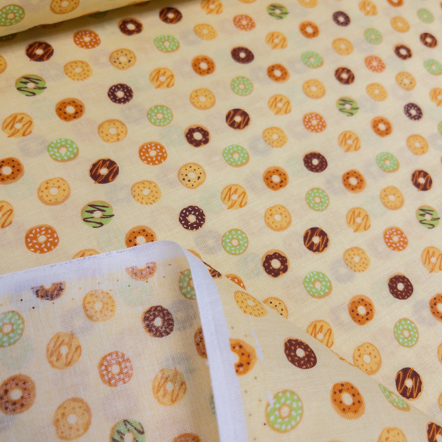 Japan | mini donuts 三款口味 迷你冬甩 | cotton printed shirting 純棉