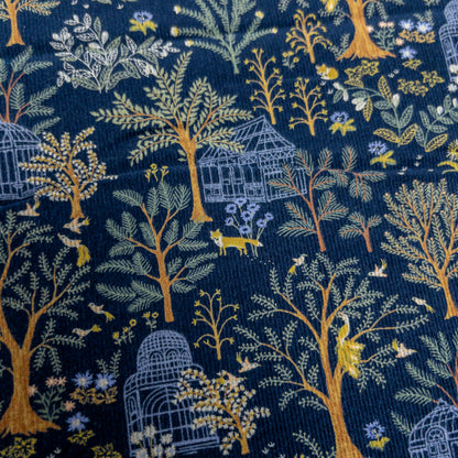 Japan | forest garden森林花園 | cotton printed corduroy 薄燈芯絨