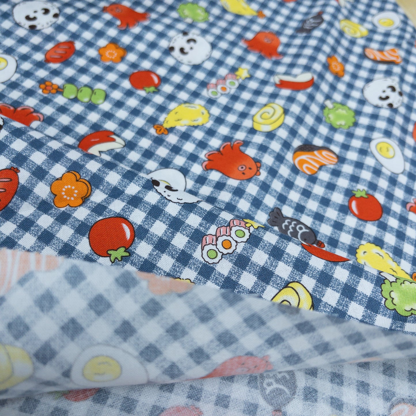 Japan | cute snacks 格仔可愛小食 | cotton printed sheeting 純棉