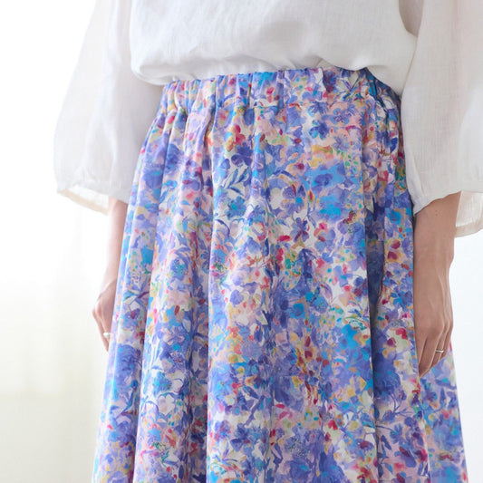 mumea ムメア | 水彩畫家mumea x kokka合作系列 - Pansy | cotton printed sheeting 純棉