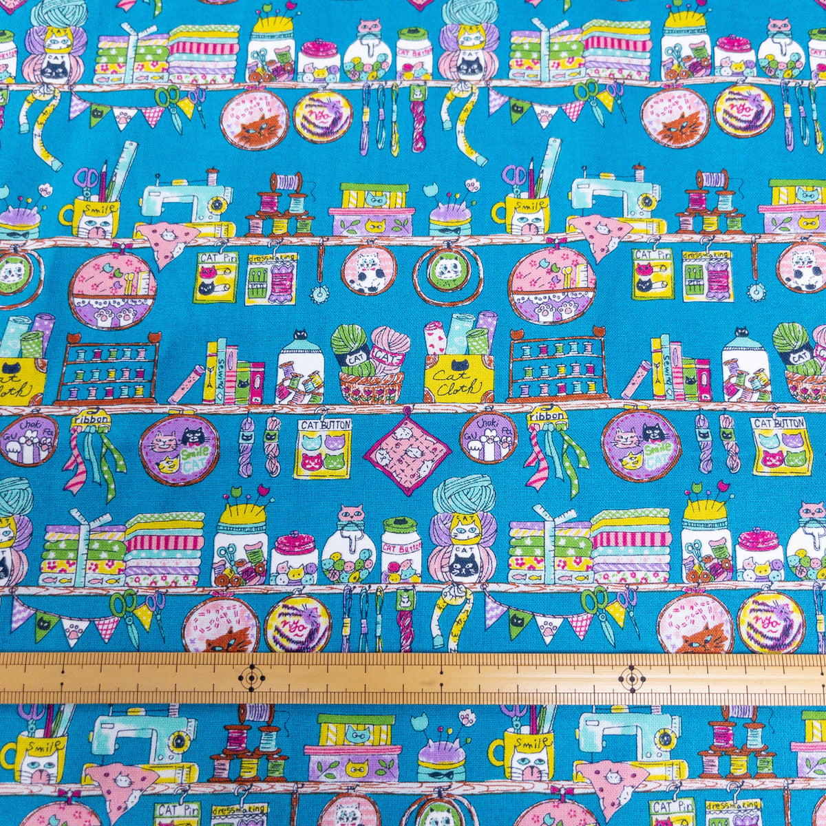 Japan | cat sewing workshop 貓貓車縫工作室 | cotton printed sheeting 純棉
